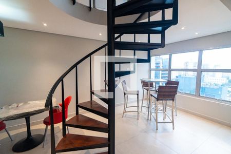 Sala/Cozinha de apartamento para alugar com 1 quarto, 105m² em Vila Clementino, São Paulo