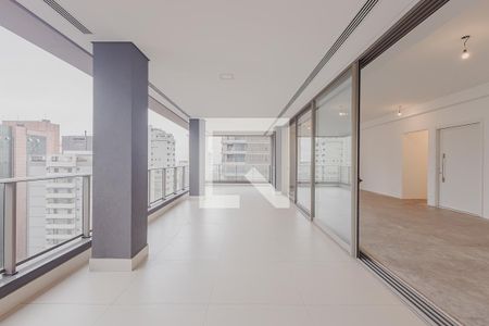 Varanda da Sala de apartamento à venda com 3 quartos, 270m² em Jardim Paulista, São Paulo