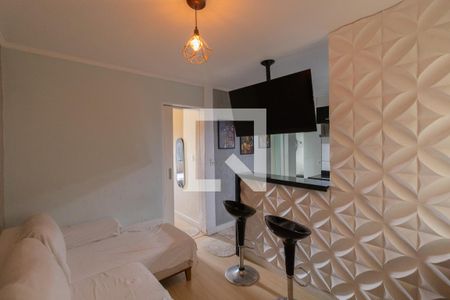 Sala de apartamento para alugar com 2 quartos, 48m² em Conjunto Habitacional Padre Manoel da Nobrega, São Paulo