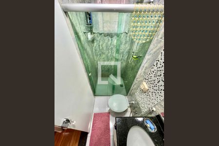 Banheiro da Suíte de casa à venda com 2 quartos, 74m² em Santa Branca, Belo Horizonte