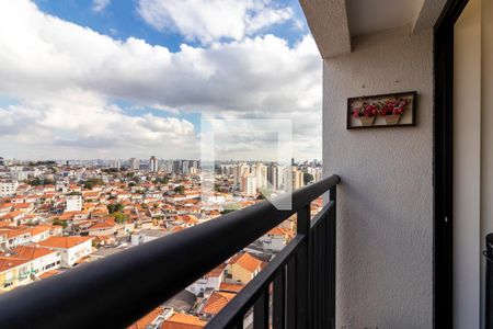 Varanda da Sala de apartamento para alugar com 1 quarto, 28m² em Vila Dom Pedro Ii, São Paulo