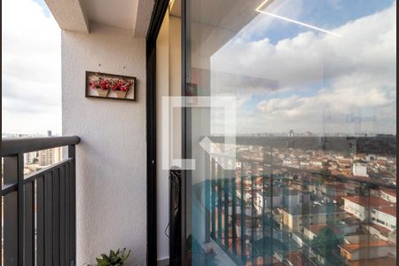 Varanda da Sala de apartamento para alugar com 1 quarto, 28m² em Vila Dom Pedro Ii, São Paulo