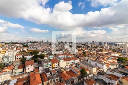 Varanda da Sala - Vista de apartamento para alugar com 1 quarto, 28m² em Vila Dom Pedro Ii, São Paulo
