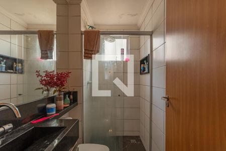 Banheiro Social de apartamento à venda com 2 quartos, 49m² em Bandeirantes (pampulha), Belo Horizonte