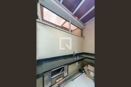 Varanda Gourmet  de apartamento à venda com 2 quartos, 40m² em Paraíso, Santo André