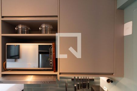 Cozinha de apartamento à venda com 1 quarto, 27m² em Vila Nova Conceição, São Paulo
