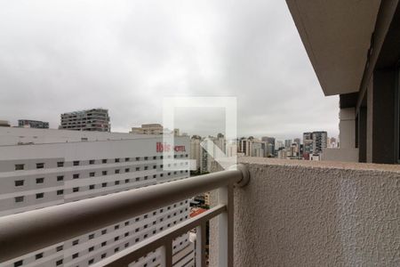 Sacada de apartamento à venda com 1 quarto, 27m² em Vila Nova Conceição, São Paulo