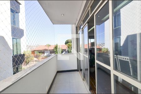 Varanda da Sala de apartamento à venda com 4 quartos, 150m² em Nova Floresta, Belo Horizonte