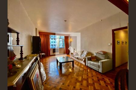 Sala de apartamento à venda com 3 quartos, 134m² em Copacabana, Rio de Janeiro