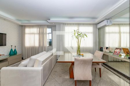 Sala 1 de apartamento à venda com 5 quartos, 282m² em Coração Eucarístico, Belo Horizonte