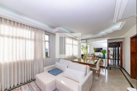 Sala 1 de apartamento à venda com 5 quartos, 282m² em Coração Eucarístico, Belo Horizonte