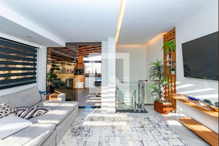 Sala 2 de apartamento à venda com 5 quartos, 282m² em Coração Eucarístico, Belo Horizonte