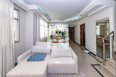 Sala 1 de apartamento à venda com 5 quartos, 282m² em Coração Eucarístico, Belo Horizonte