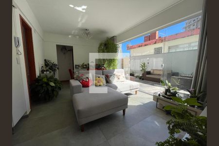 Sala de apartamento à venda com 2 quartos, 138m² em Sion, Belo Horizonte