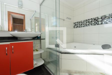 Banheiro da Suíte 1 de apartamento à venda com 4 quartos, 167m² em Eldorado, Contagem