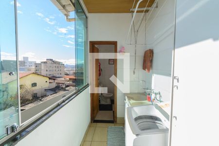 Área de Serviços de apartamento à venda com 4 quartos, 167m² em Eldorado, Contagem
