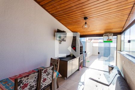 Área Gourmet de apartamento à venda com 2 quartos, 108m² em Vila Lucinda, Santo André