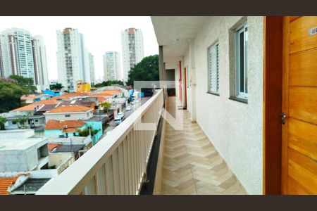 Área comum - corredor de acesso de apartamento para alugar com 2 quartos, 47m² em Vila Gomes Cardim, São Paulo