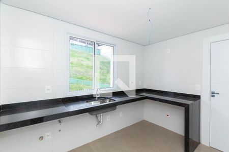 Cozinha de apartamento à venda com 4 quartos, 134m² em Luxemburgo, Belo Horizonte