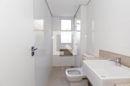 Banheiro Social de apartamento à venda com 4 quartos, 134m² em Luxemburgo, Belo Horizonte