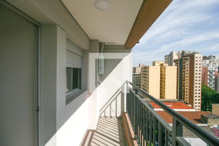 Varanda e Vista de apartamento à venda com 2 quartos, 38m² em Pinheiros, São Paulo