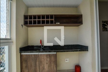 Varanda da Sala de apartamento à venda com 2 quartos, 52m² em Parque das Nações, Santo André