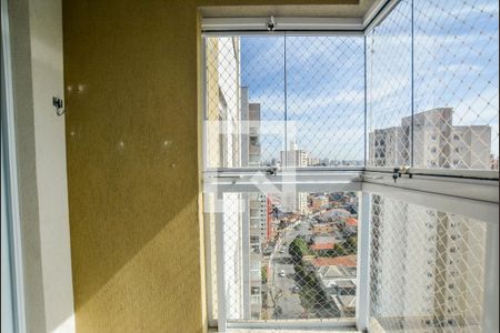 Varanda da Sala de apartamento à venda com 2 quartos, 52m² em Parque das Nações, Santo André
