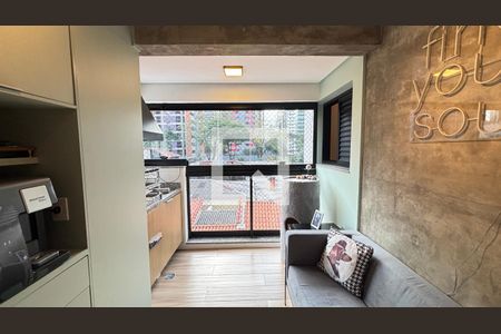 Sala - Sala de Jantar Varanda de apartamento à venda com 2 quartos, 82m² em Jardim, Santo André