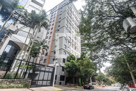 Fachada de apartamento para alugar com 2 quartos, 37m² em Indianópolis, São Paulo