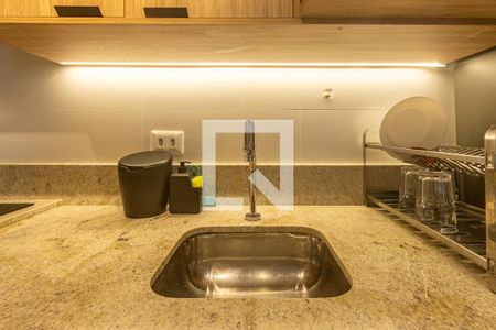 Cozinha de apartamento para alugar com 2 quartos, 37m² em Indianópolis, São Paulo