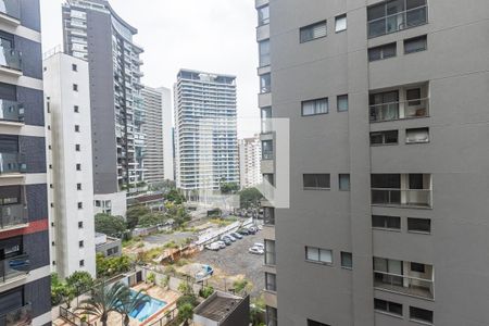 Vista da Sala de apartamento para alugar com 2 quartos, 37m² em Indianópolis, São Paulo