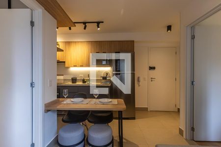 Sala de apartamento para alugar com 2 quartos, 37m² em Indianópolis, São Paulo
