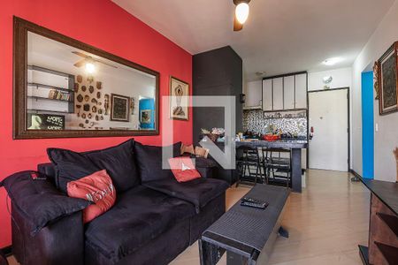 Sala de apartamento para alugar com 1 quarto, 42m² em Bela Vista, São Paulo