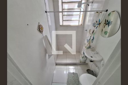Banheiro Social de apartamento à venda com 1 quarto, 44m² em Lapa, Rio de Janeiro