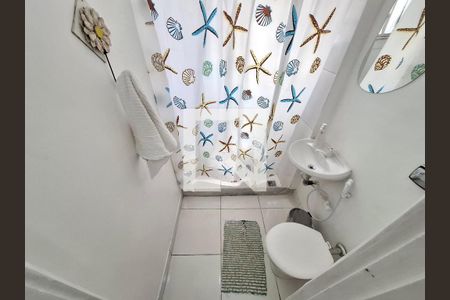 Banheiro  de apartamento à venda com 1 quarto, 44m² em Lapa, Rio de Janeiro
