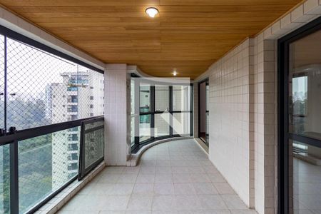 Varanda da Sala de apartamento à venda com 3 quartos, 152m² em Vila Andrade, São Paulo