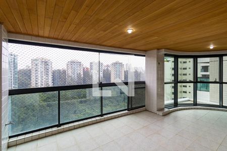 Varanda da Sala de apartamento à venda com 3 quartos, 152m² em Vila Andrade, São Paulo