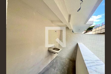 Área de Serviço de apartamento à venda com 4 quartos, 135m² em Liberdade, Belo Horizonte