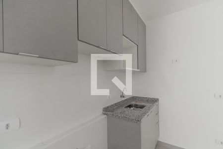 Cozinha de apartamento à venda com 2 quartos, 44m² em Vila Guilhermina, São Paulo