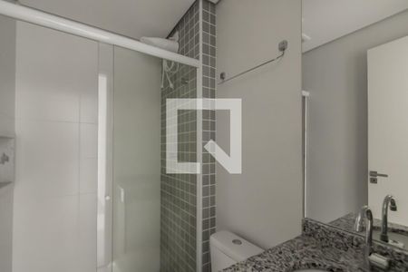 Banheiro Social de apartamento à venda com 2 quartos, 45m² em Vila Guilhermina, São Paulo
