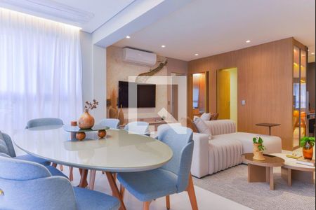 Sala de Jantar de apartamento à venda com 2 quartos, 81m² em Brooklin, São Paulo