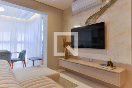 Sala de apartamento à venda com 2 quartos, 81m² em Brooklin, São Paulo