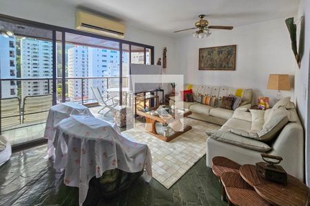 Sala de apartamento para alugar com 3 quartos, 120m² em Centro, Guarujá