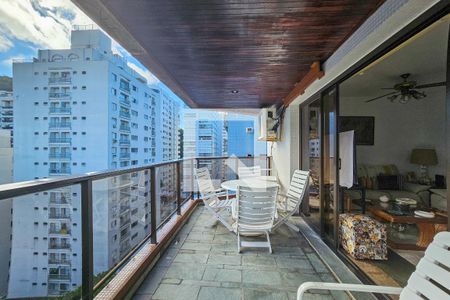 Varanda da Sala de apartamento para alugar com 3 quartos, 120m² em Centro, Guarujá