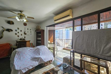 Sala de apartamento para alugar com 3 quartos, 120m² em Centro, Guarujá