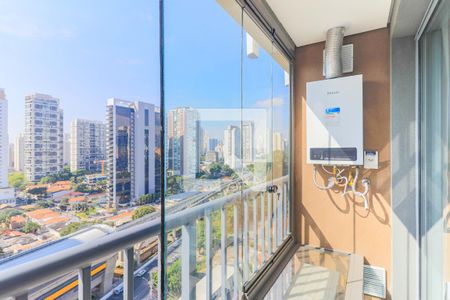 Varanda de kitnet/studio para alugar com 1 quarto, 24m² em Vila Cordeiro, São Paulo