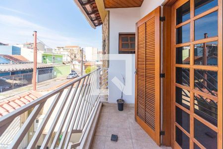 Varanda do Quarto 4 de casa à venda com 4 quartos, 210m² em Vila Alto de Santo Andre, Santo André