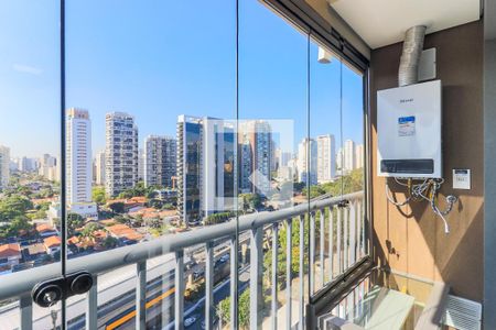 Varanda de kitnet/studio para alugar com 1 quarto, 24m² em Vila Cordeiro, São Paulo