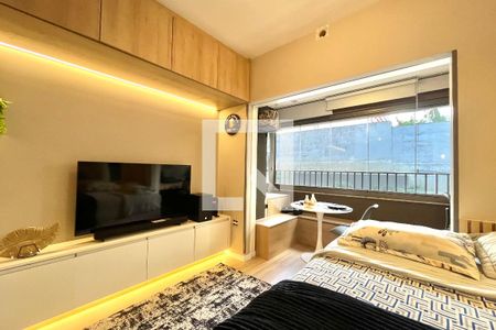 Sala/Quarto de kitnet/studio para alugar com 1 quarto, 25m² em Vila Clementino, São Paulo