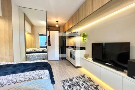 Sala/Quarto de kitnet/studio para alugar com 1 quarto, 25m² em Vila Clementino, São Paulo